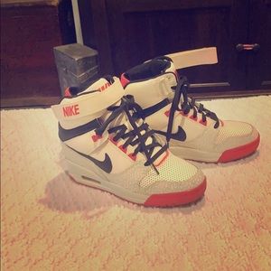 Nike women’s wedge hightop sneakers